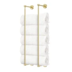 Color Head Towel Rack 24" 27 Color Head Towel Rack 24" -Cozy Light World 3 head towel rack 24 brass bone