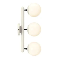 Color Icon 3 Sconce -Cozy Light World 3 icon flush mount 3 black bone