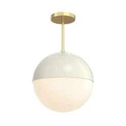 Color Lure Flush Mount 12" 27 Color Lure Flush Mount 12" -Cozy Light World 3 lure flush mount 12 brass bone