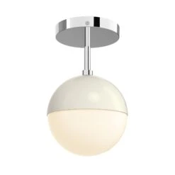 Color Lure Flush Mount 6" 39 Color Lure Flush Mount 6" -Cozy Light World 3 lure flush mount 6 nickel bone