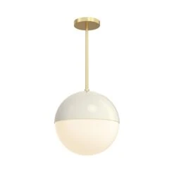 Color Lure Pendant 12" 28 Color Lure Pendant 12" -Cozy Light World 3 lure pendant 12 brass bone