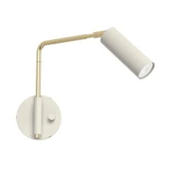 Color Reader Swing Arm Sconce - 9" Arm -Cozy Light World 3 reader swing arm 9 brass bone