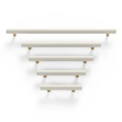 Color Swift Pull - Brass -Cozy Light World 3 swift pulls brass bone