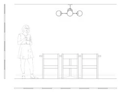 Big Status Flush Mount 42" 8 Big Status Flush Mount 42" -Cozy Light World 30407 BIG STATUS GLOBE FLUSH MOUNT