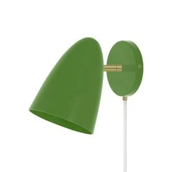 Color Boom Plug-in Sconce - No Arm -Cozy Light World 4 boom plugin sconce norod brass pythongreen