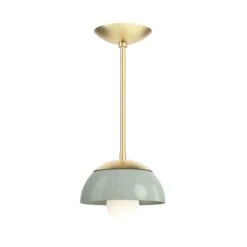 Color Cadbury Pendant 8" -Cozy Light World 4 cadburry pendant 8 brass spa