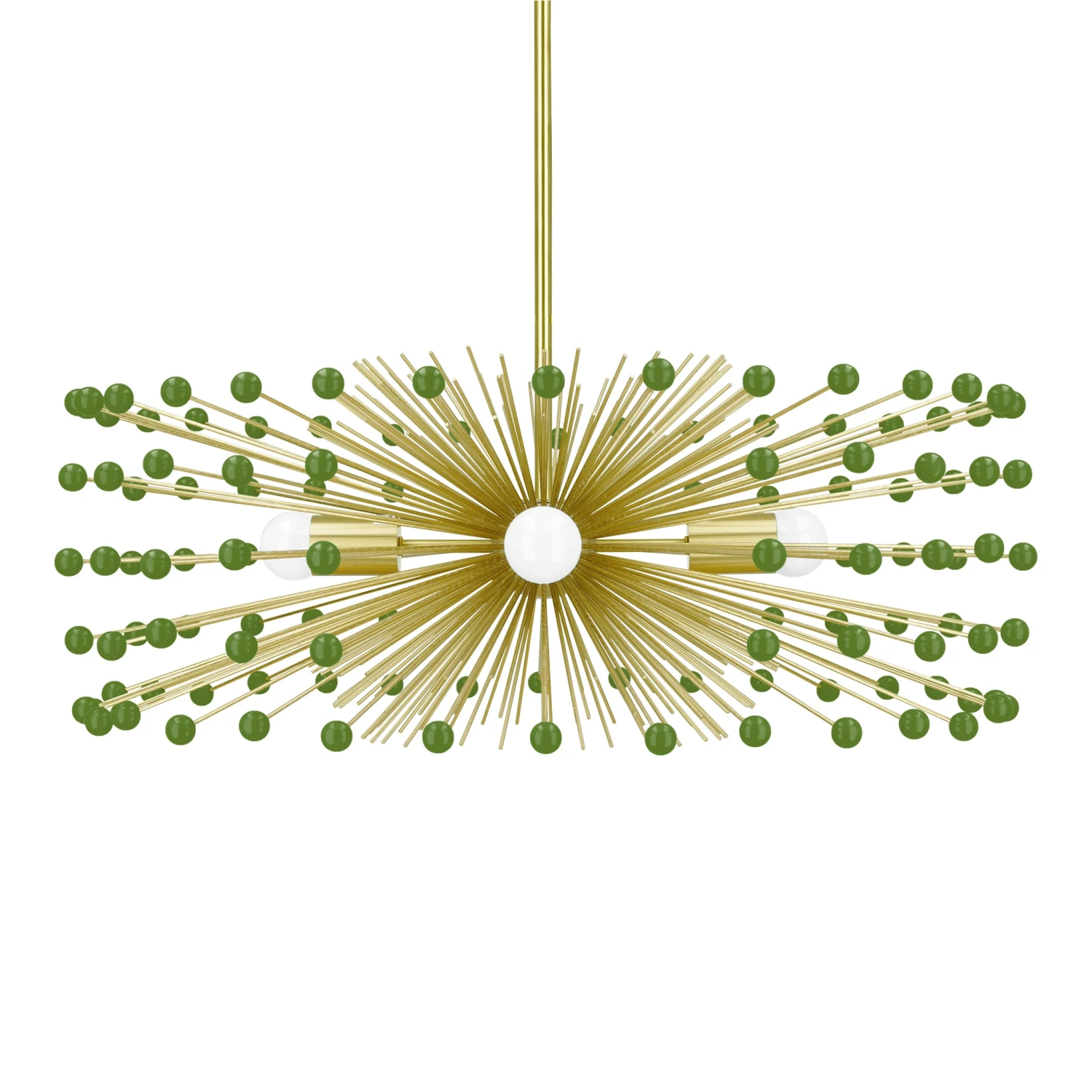 Color Beaded Urchin Chandelier 27" 13 Color Beaded Urchin Chandelier 27" - Image 13