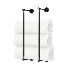 Color Head Towel Rack 18" -Cozy Light World 4 head towel rack 18 black spa 48962d3a 5b12 463b a040 2ea49b82d0e6