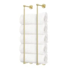 Color Head Towel Rack 24" 28 Color Head Towel Rack 24" -Cozy Light World 4 head towel rack 24 brass spa