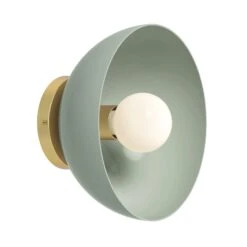 Color Hemi Sconce 10" 29 Color Hemi Sconce 10" -Cozy Light World 4 hemi sconce 10 brass spa