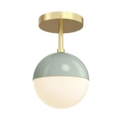 Color Lure Flush Mount 6" 27 Color Lure Flush Mount 6" -Cozy Light World 4 lure flush mount 6 brass spa