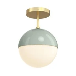 Color Lure Flush Mount 8" 28 Color Lure Flush Mount 8" -Cozy Light World 4 lure flush mount 8 brass spa