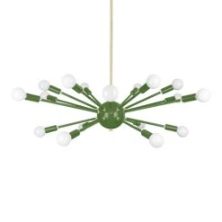 Color Elliptical Sputnik Chandelier 32 Color Elliptical Sputnik Chandelier -Cozy Light World 4 sputnik chandelier elliptical pythongreen brass