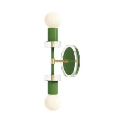 Color Bianca Sconce 12" 29 Color Bianca Sconce 12" -Cozy Light World 5 bianca sconce 12 brass pythongreen