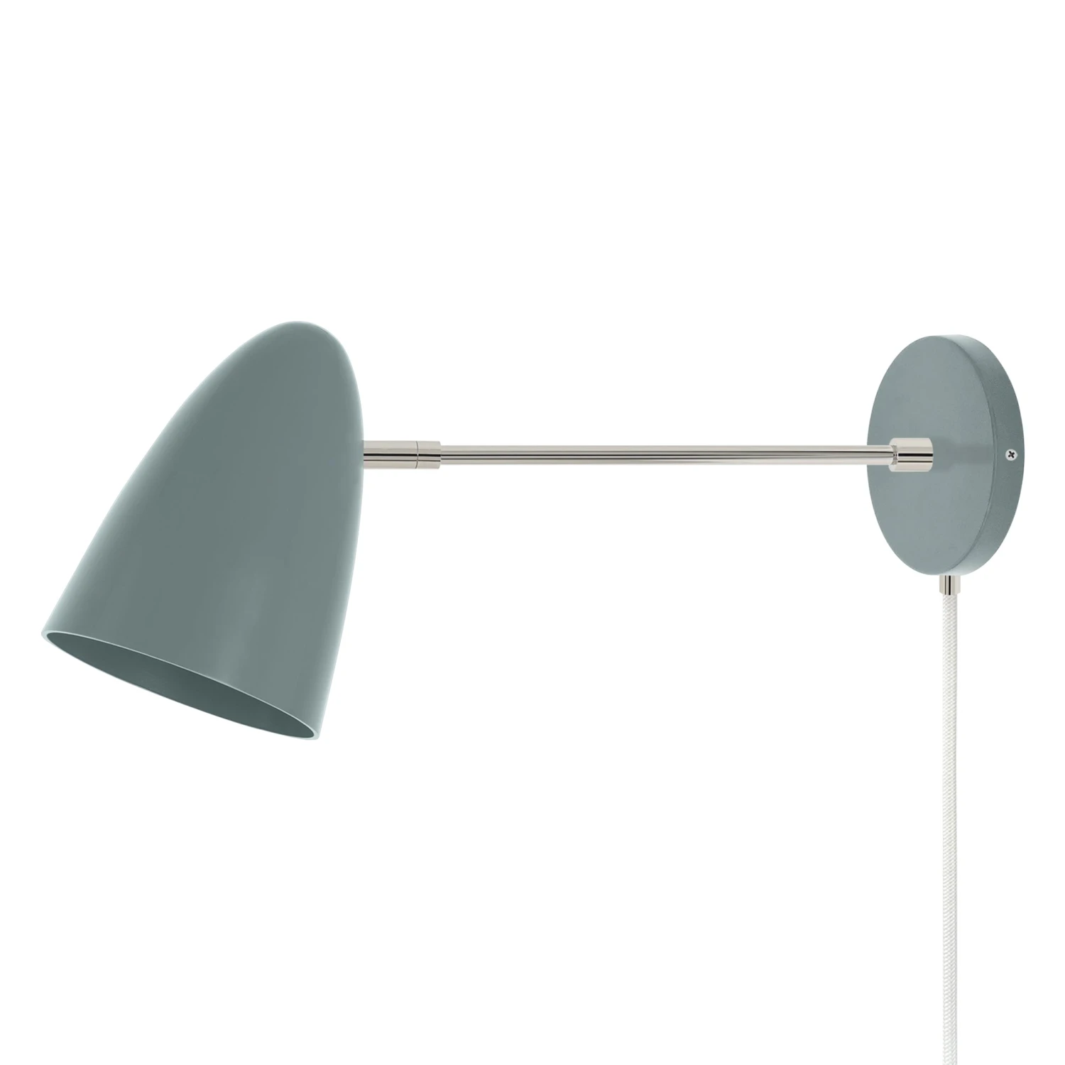 Color Boom Plug-in Sconce - 10" Arm 1 Color Boom Plug-in Sconce - 10" Arm