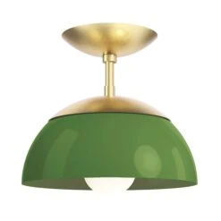 Color Cadbury Flush Mount 10" -Cozy Light World 5 cadburry flush mount 10 brass pythongreen