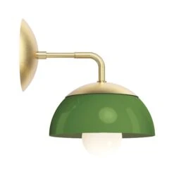 Color Cadbury Sconce 8" 32 Color Cadbury Sconce 8" -Cozy Light World 5 cadburry sconce 8 brass pythongreen
