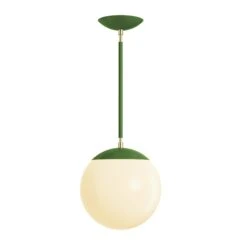 Color Cap Pendant 10" 32 Color Cap Pendant 10" -Cozy Light World 5 cap globe pendant 10 brass pythongreen