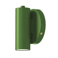 Color Display Sconce -Cozy Light World 5 display sconce brass pythongreen