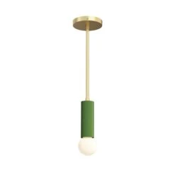 Color Eureka Pendant -Cozy Light World 5 eureka pendant brass pythongreen
