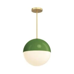 Color Lure Pendant 12" 30 Color Lure Pendant 12" -Cozy Light World 5 lure pendant 12 brass pythongreen
