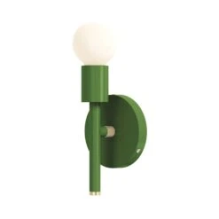 Color Major Sconce 9" -Cozy Light World 5 major sconce 9 brass pythongreen