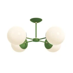 Color Big Orbi Flush Mount 32 Color Big Orbi Flush Mount -Cozy Light World 5 orbi big flush mount brass pythongreen