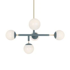 Color Prisma Chandelier 35" 34 Color Prisma Chandelier 35" -Cozy Light World 5 prisma chandelier brass Lagoon 1