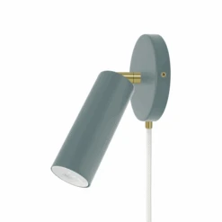 Color Reader Plug-In Sconce - No Arm -Cozy Light World 5 reader plugin sconce no arm brass lagoon