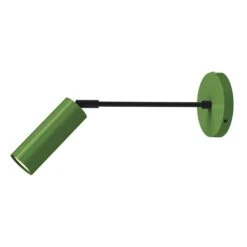 Color Reader Sconce - 10" Arm -Cozy Light World 5 reader sconce 10 black pythongreen