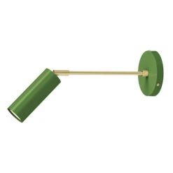 Color Reader Sconce - 10" Arm -Cozy Light World 5 reader sconce 10 brass pythongreen