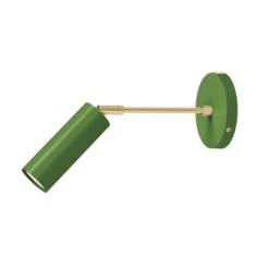 Color Reader Sconce - 6" Arm 30 Color Reader Sconce - 6" Arm -Cozy Light World 5 reader sconce 6 brass pythongreen