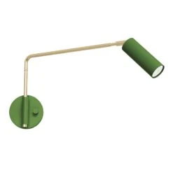 Color Reader Swing Arm Sconce - 17" Arm 29 Color Reader Swing Arm Sconce - 17" Arm -Cozy Light World 5 reader swing arm 17 brass pythongreen