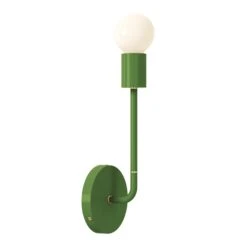 Color Tall Snug Sconce 30 Color Tall Snug Sconce -Cozy Light World 5 snug sconce tall brass pythongreen