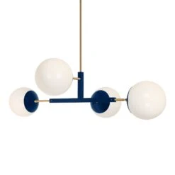 Color Big Status Chandelier 42" -Cozy Light World 6 big status chandelier brass cobalt 1