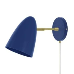 Color Boom Plug-In Sconce - 3" Arm -Cozy Light World 6 boom plugin sconce 3 brass cobalt 561ed9bd b037 4427 a85b 112ac670f4ee