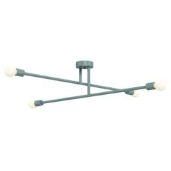 Color Captain Flush Mount 47" -Cozy Light World 6 captain flush mount 47 lagoon