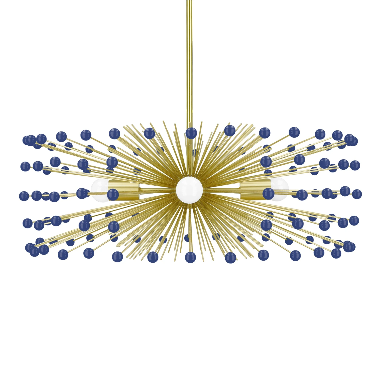 Color Beaded Urchin Chandelier 27" 15 Color Beaded Urchin Chandelier 27" - Image 15