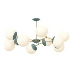 Color Crown Flush Mount 46" 31 Color Crown Flush Mount 46" -Cozy Light World 6 crown flush mount 46 brass lagoon