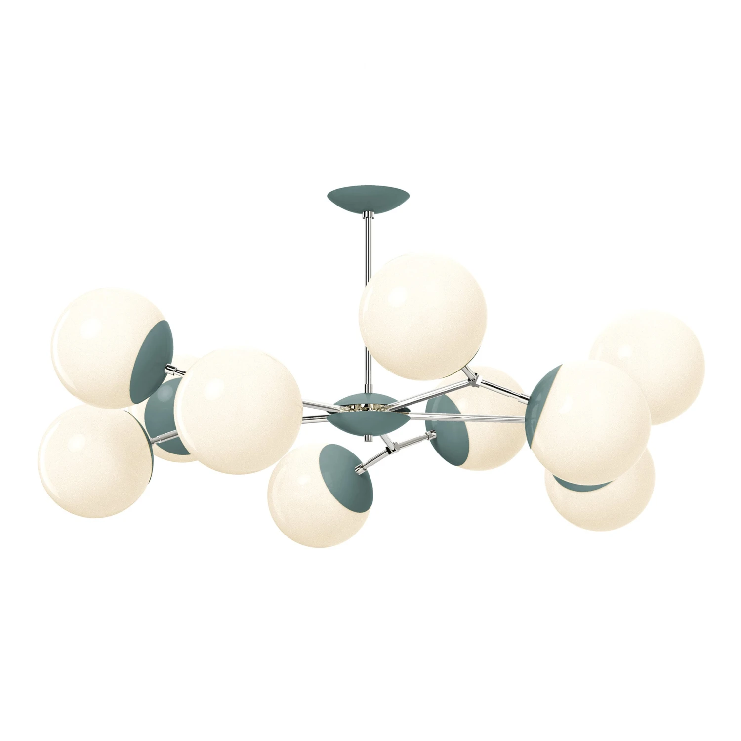 Color Crown Flush Mount 46" 2 Color Crown Flush Mount 46" - Image 2