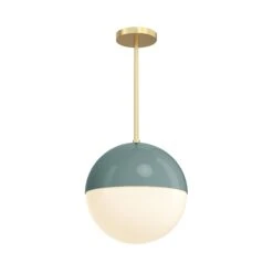 Color Lure Pendant 12" 31 Color Lure Pendant 12" -Cozy Light World 6 lure pendant 12 brass lagoon