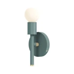 Color Major Sconce 9" -Cozy Light World 6 major sconce 9 brass lagoon