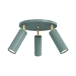 Color Pose Flush Mount -Cozy Light World 6 pose flush mount brass lagoon