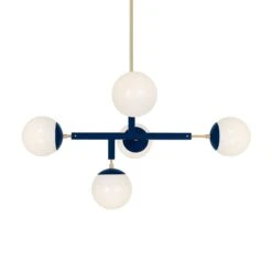 Color Prisma Chandelier 35" 35 Color Prisma Chandelier 35" -Cozy Light World 6 prisma chandelier brass cobalt 1