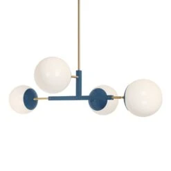 Color Big Status Chandelier 42" -Cozy Light World 7 big status chandelier brass slateblue 1