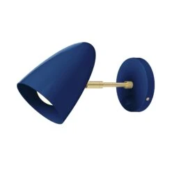 Color Boom Sconce - 3" Arm -Cozy Light World 7 boom sconce 3 brass cobalt