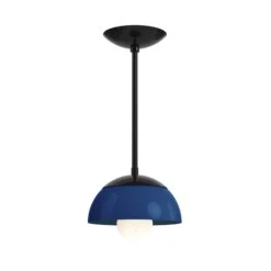 Color Cadbury Pendant 8" -Cozy Light World 7 cadburry pendant 8 black cobalt d4349a9f b58d 4595 942e 8a4d5eb5d596