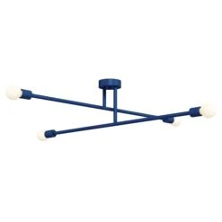 Color Captain Flush Mount 47" -Cozy Light World 7 captain flush mount 47 cobalt