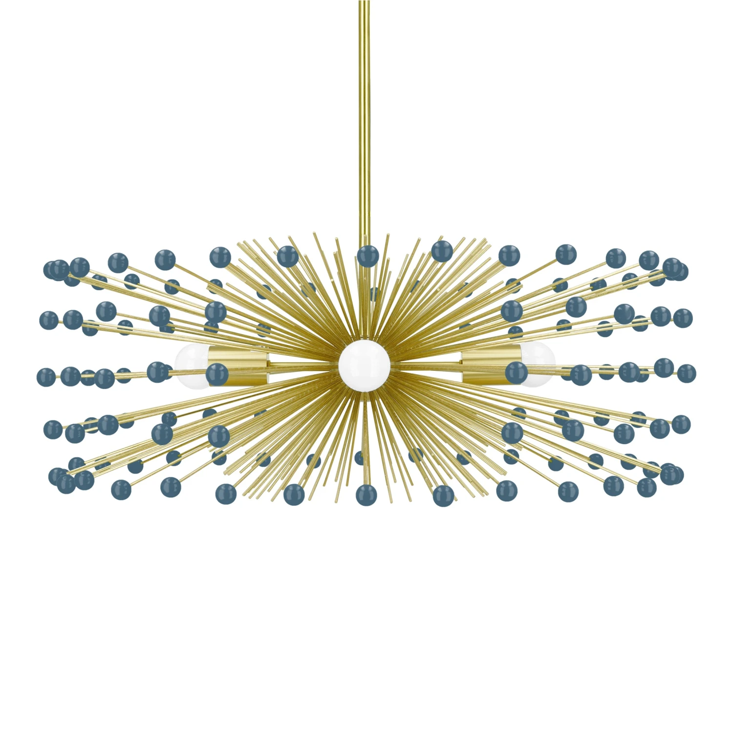 Color Beaded Urchin Chandelier 27" 16 Color Beaded Urchin Chandelier 27" - Image 16