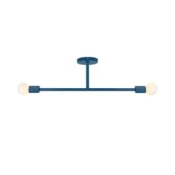 Color Pilot Flush Mount 29" -Cozy Light World 7 color pilot flush mount 29 slateblue